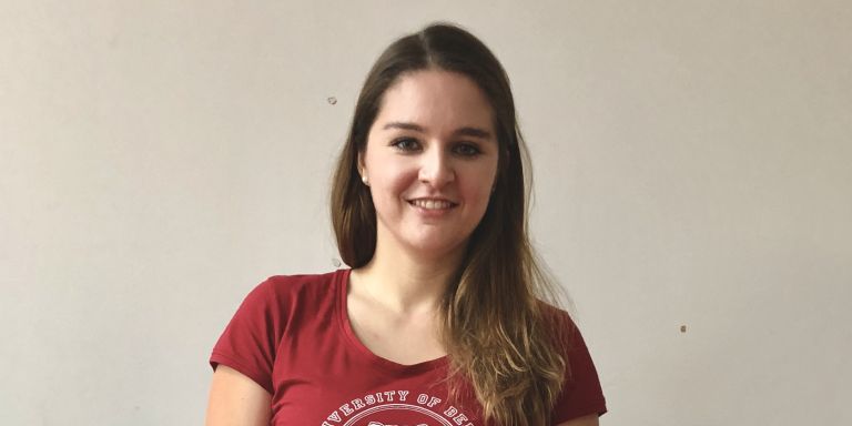 Portrait der 26-jährigen Helferin Kyra