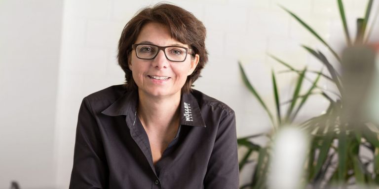 Andrea ist froh, wieder arbeiten zu können
