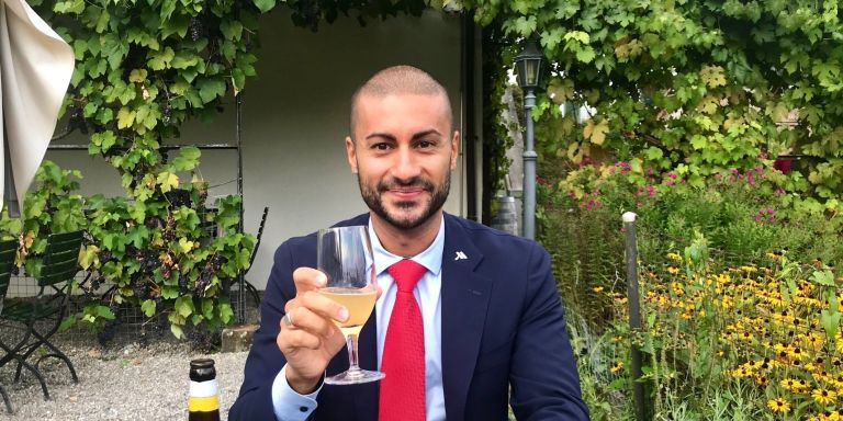 Siavash Radmand geniesst das Leben