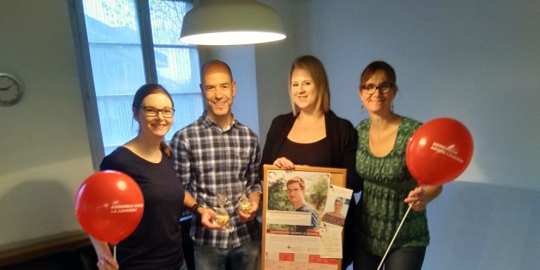 Guetzliverkauf für die Blutstammzellspende